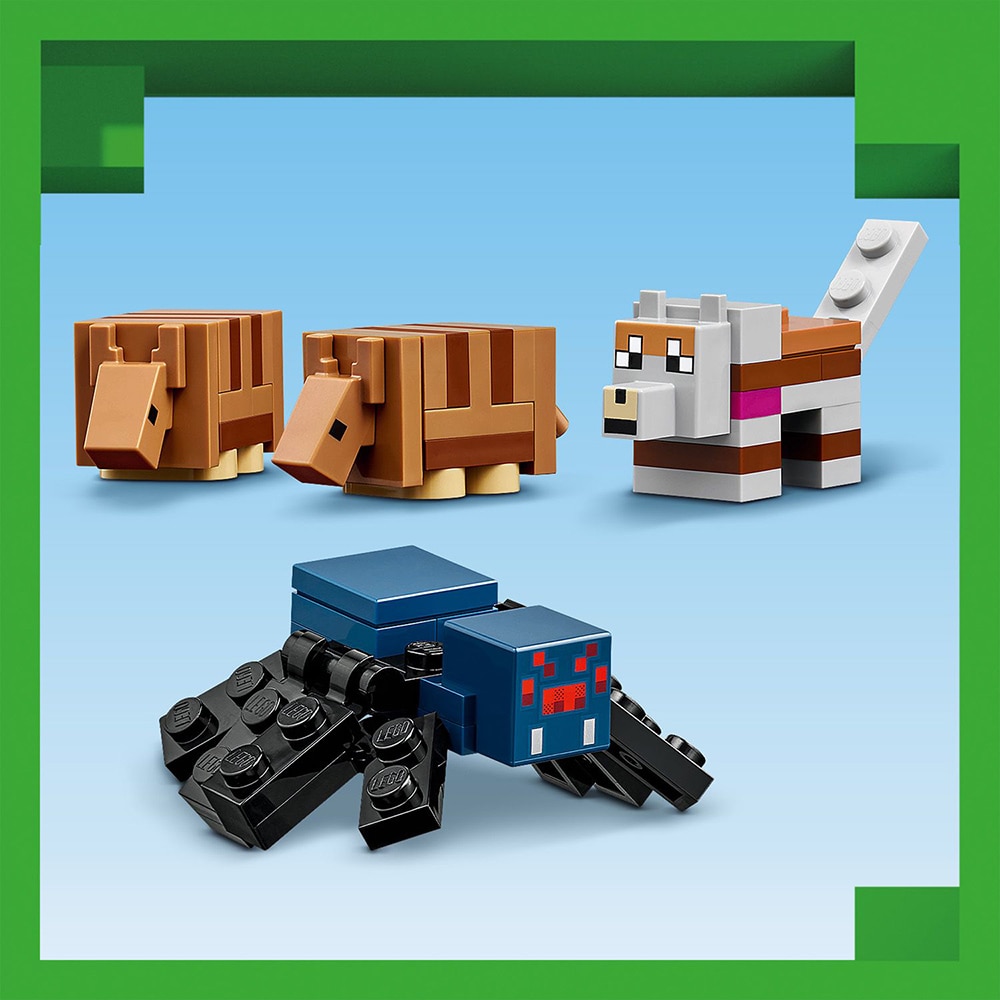LEGO Minecraft: Expeditia de minerit cu Tatu 21269, 8 ani+, 247 piese