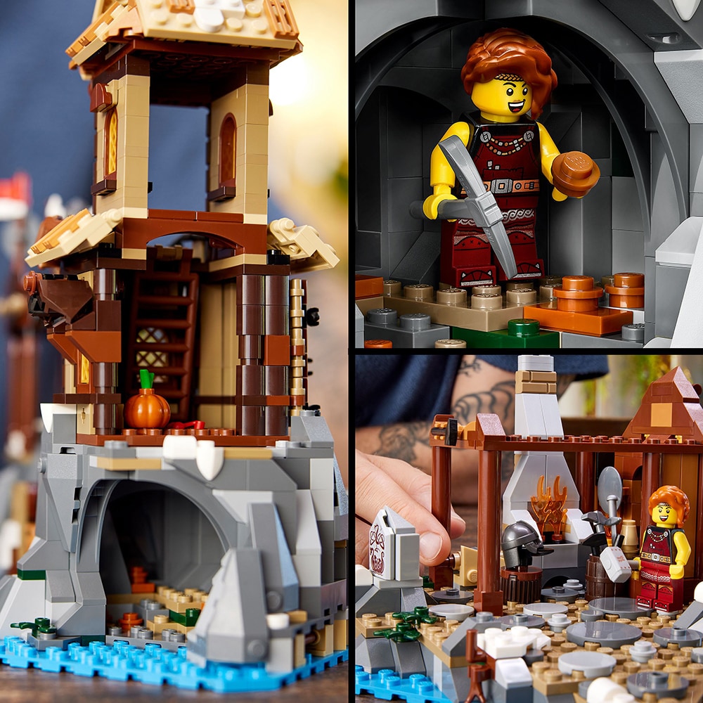 LEGO Ideas: Sat viking 21343, 18 ani+, 2103 piese