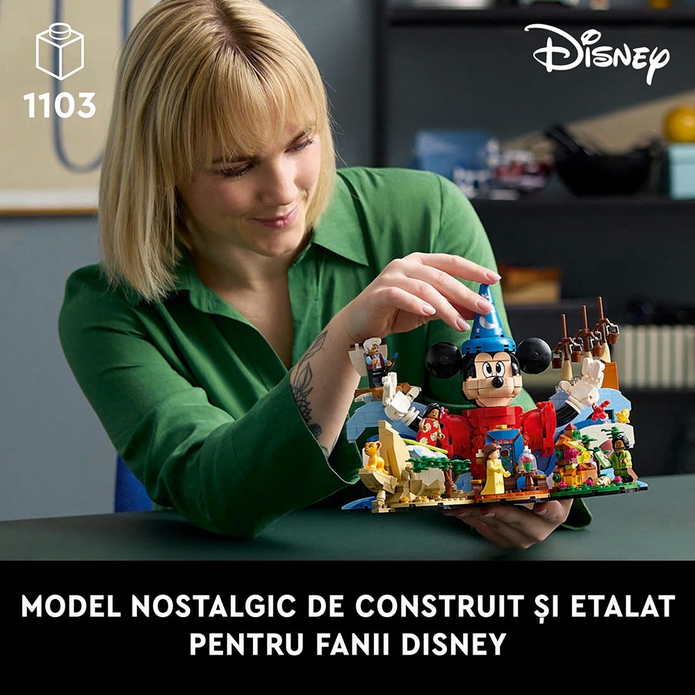 LEGO Ideas: Magia Disney 21352, 18 ani+, 1103 piese