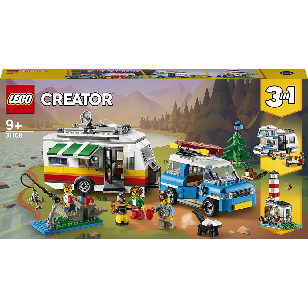 LEGO Creator: Vacanta in familie cu rulota 31108, 9 ani+, 766 piese