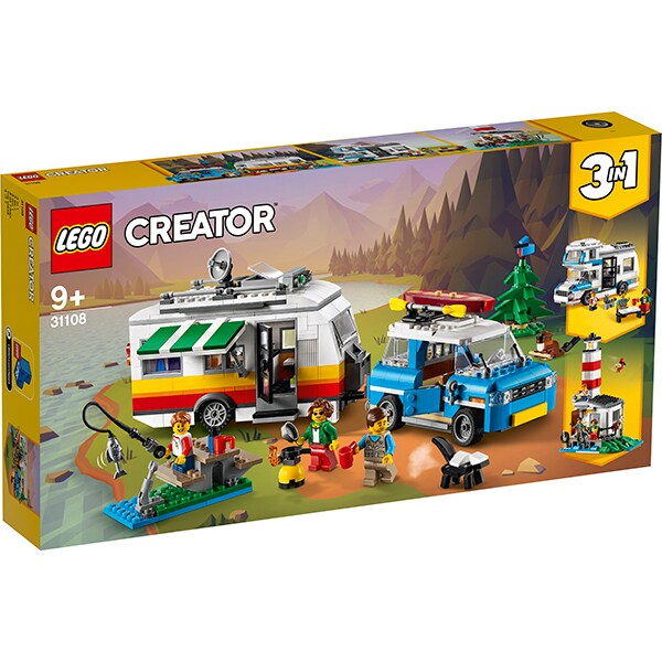 LEGO Creator: Vacanta in familie cu rulota 31108, 9 ani+, 766 piese