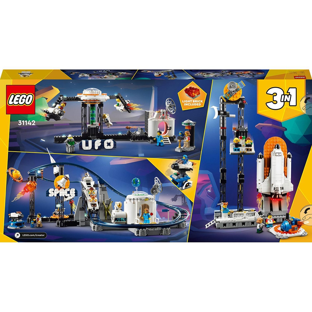 LEGO Creator: Roller-coaster spatial 31142, 9 ani+, 874 piese