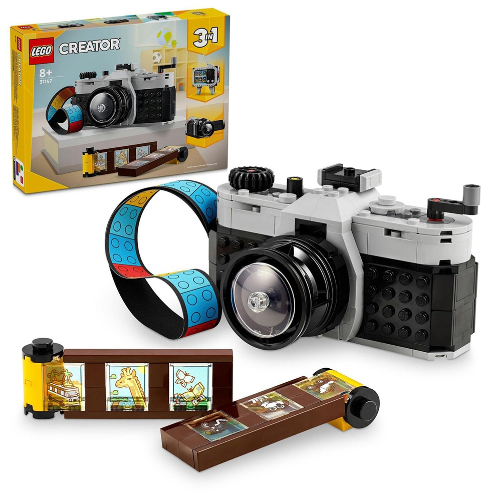 LEGO Creator 3in1: Aparat foto retro 31147, 8 ani+, 261 piese