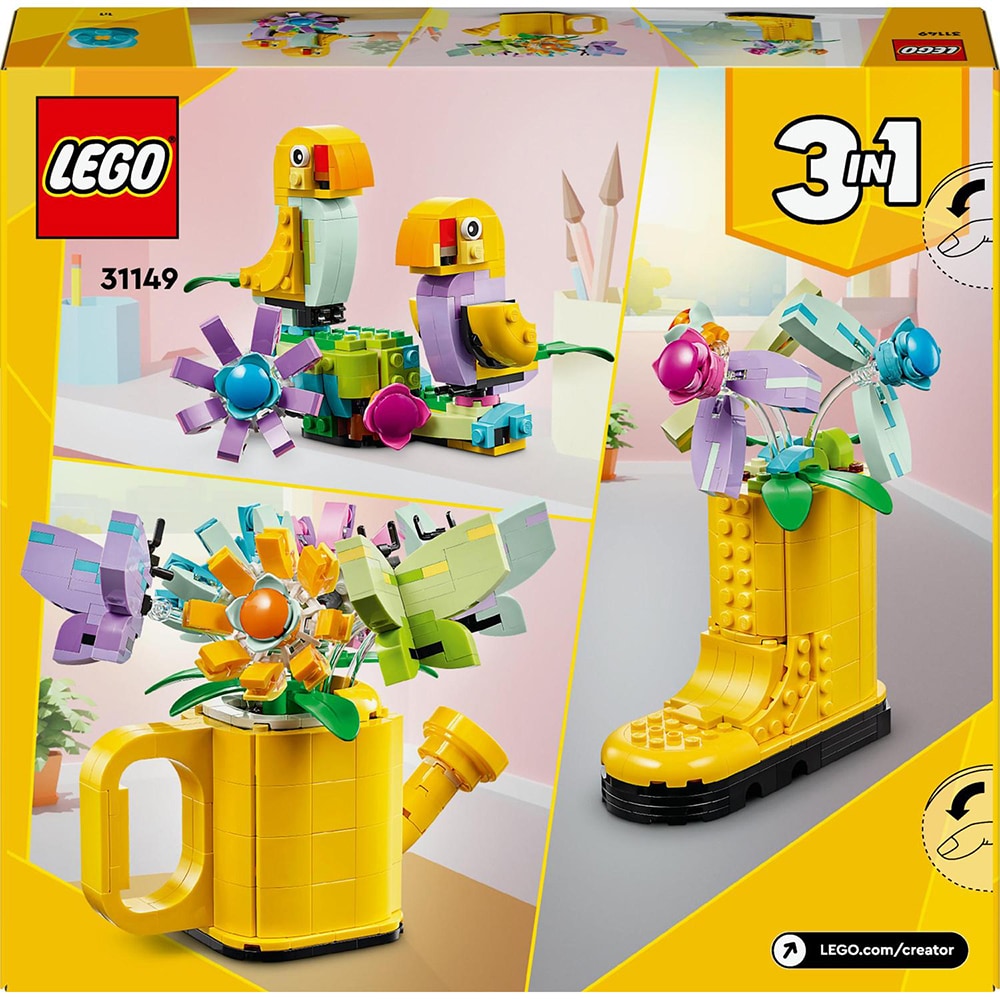 LEGO Creator 3in1: Flori in stropitoare 31149, 8 ani+, 420 piese