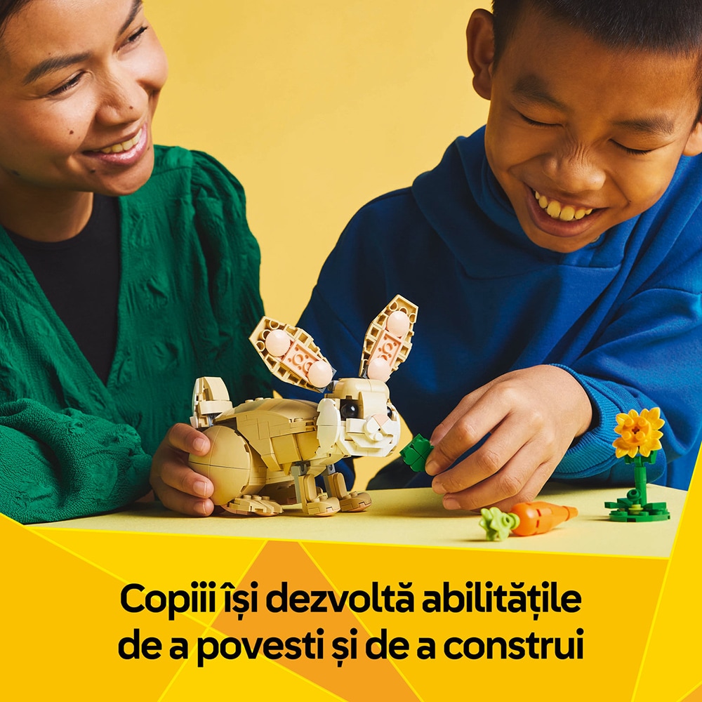 LEGO Creator 3in1: Iepuras dragalas 31162, 8 ani+, 326 piese