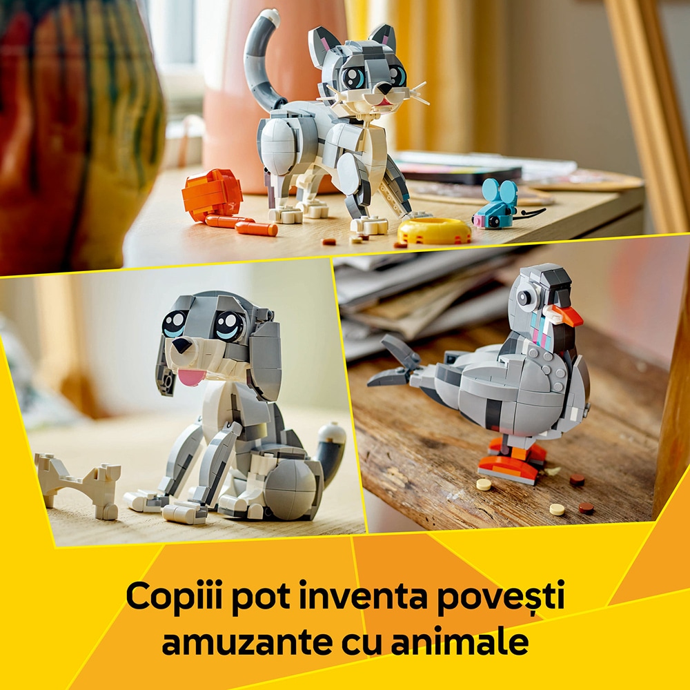 LEGO Creator 3in1: Pisica jucausa 31163, 8 ani+, 407 piese