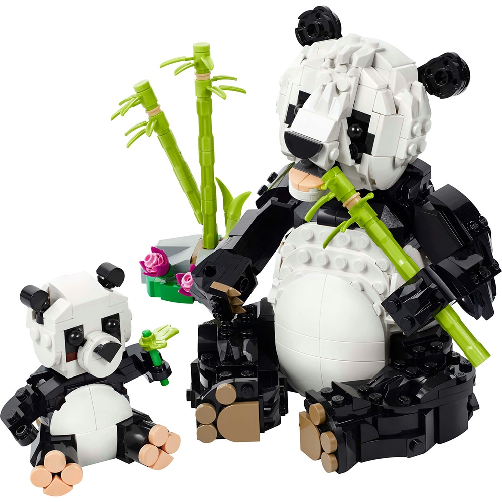 LEGO Creator 3in1: Animale salbatice - Familia de ursi panda 31165, 8 ani+, 626 piese