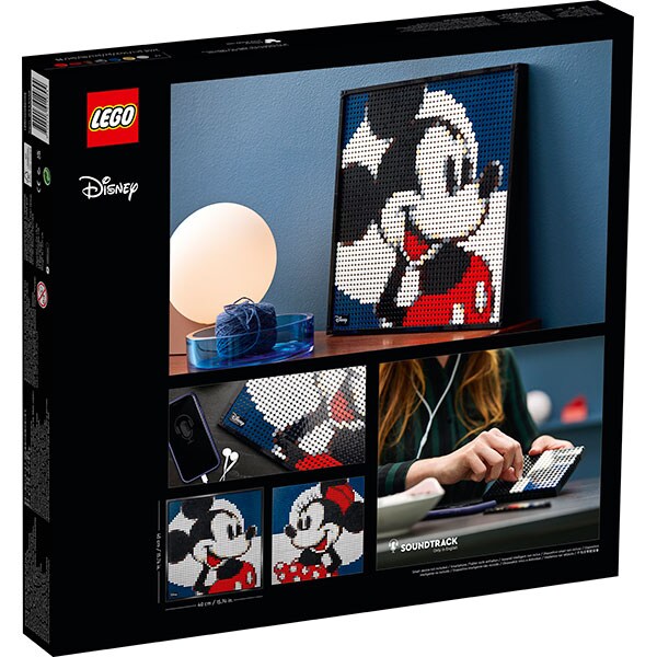 LEGO Art: Disney's Mickey Mouse 31202, 18 ani+, 2658 piese