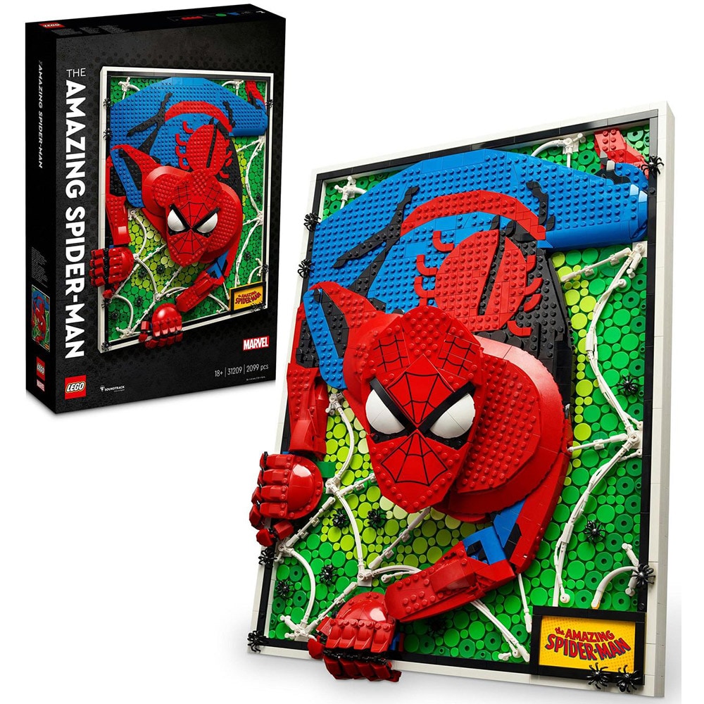 LEGO Art: Uimitorul Om Paianjen 31209, 18 ani+, 2099 piese