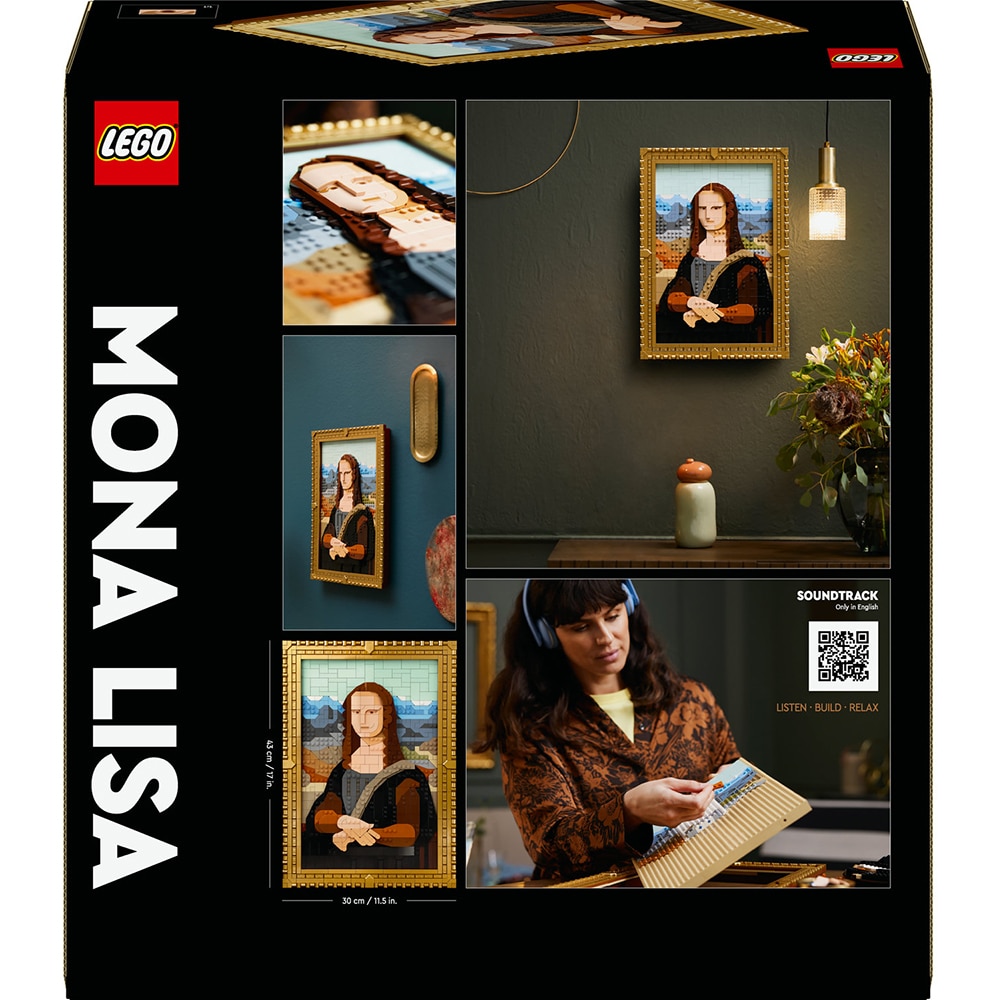 LEGO Art: Mona Lisa 31213, 18 ani+, 1503 piese