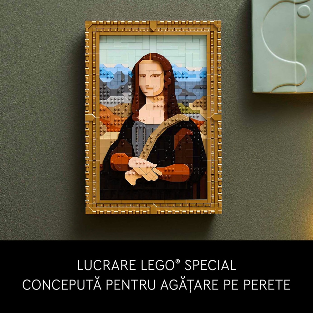 LEGO Art: Mona Lisa 31213, 18 ani+, 1503 piese