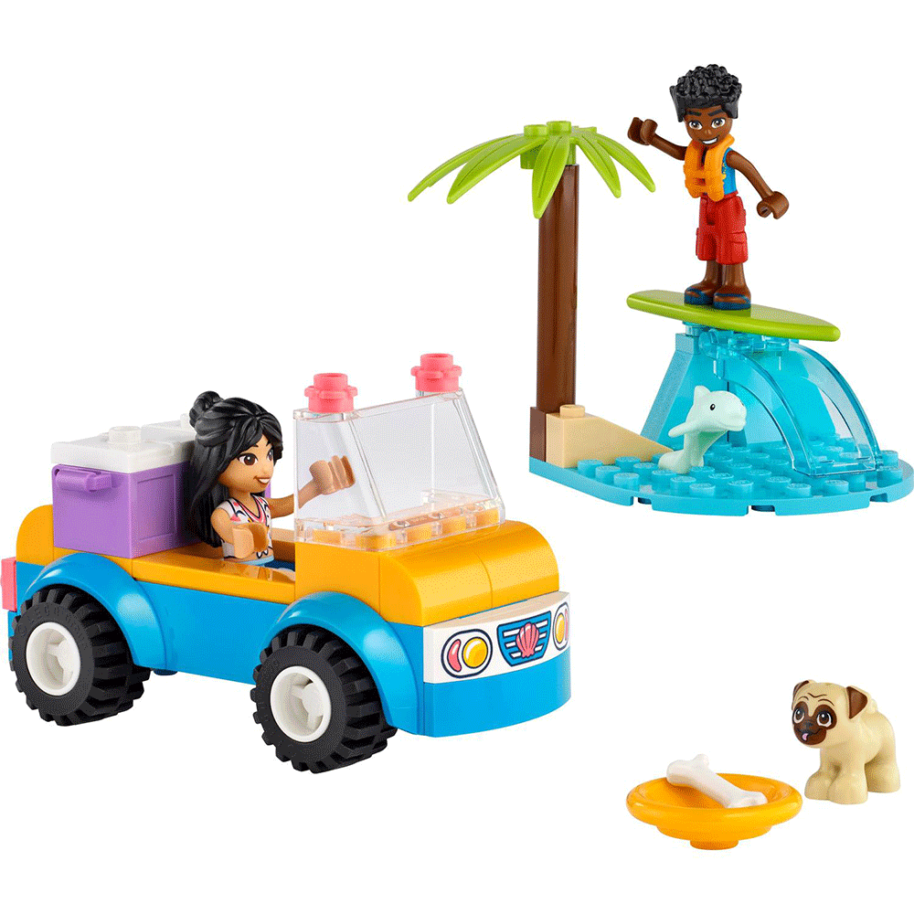 LEGO Friends: Distractie pe plaja in buggy 41725, 4 ani+, 61 piese
