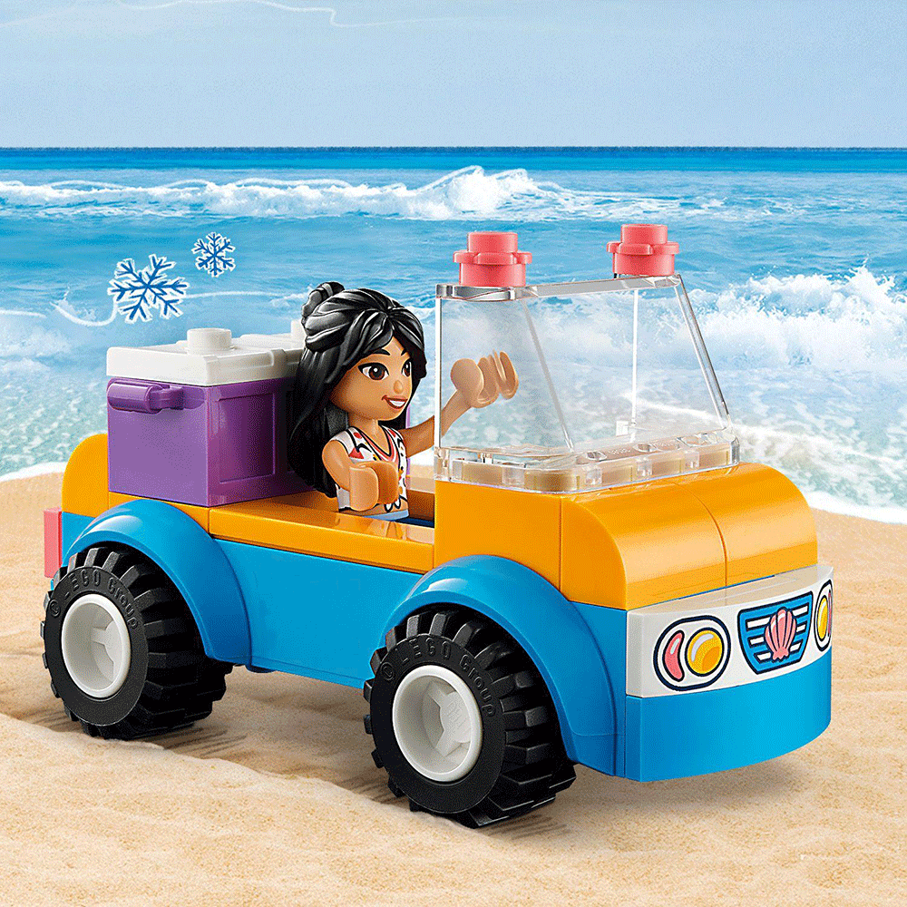LEGO Friends: Distractie pe plaja in buggy 41725, 4 ani+, 61 piese