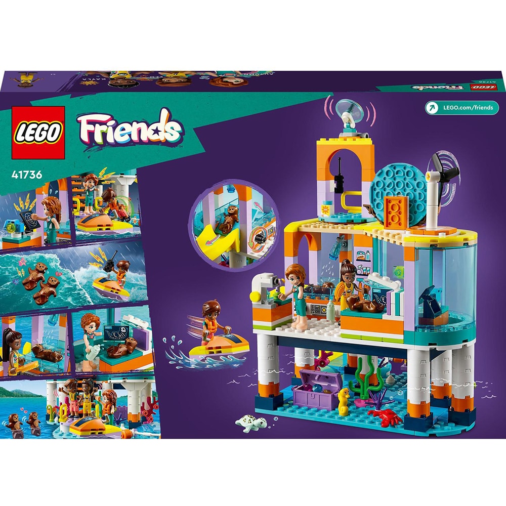 LEGO Friends: Centru de salvare pe mare 41736, 7 ani+, 376 piese
