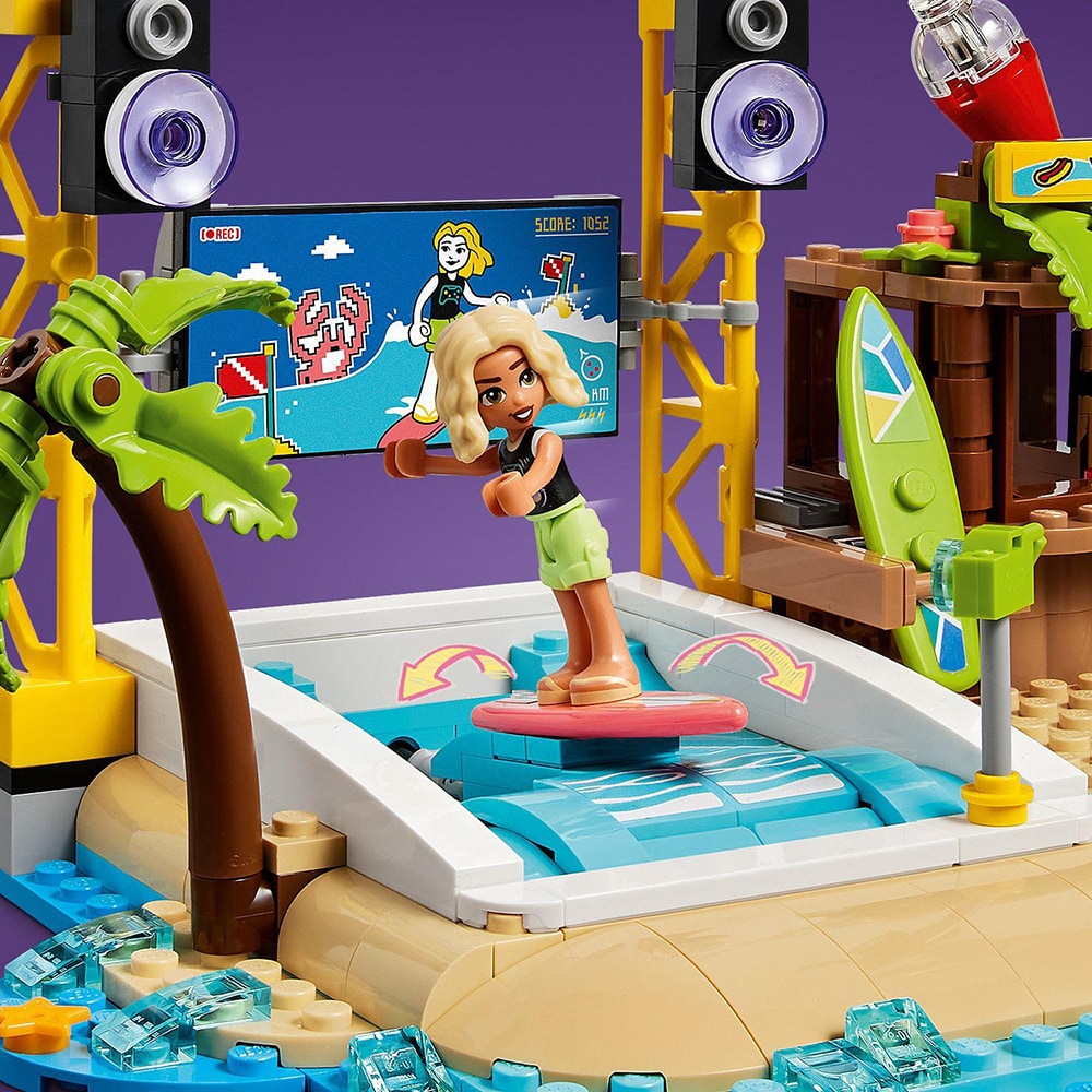 LEGO Friends: Parc de distractii pe plaja 41737, 12 ani+, 1348 piese