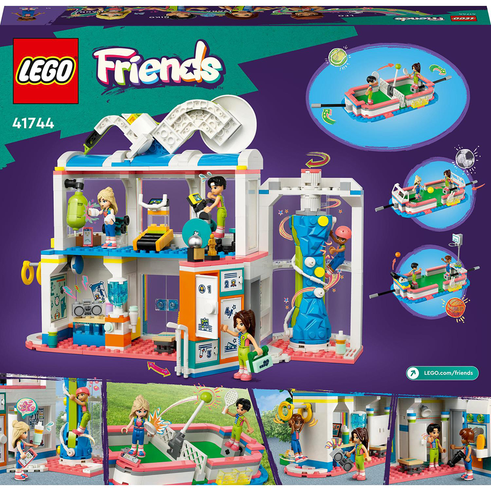 LEGO Friends: Centru sportiv 41744, 8 ani+, 832 piese
