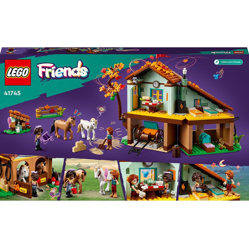 LEGO Friends: Grajdul pentru cai al lui Autumn 41745, 7 ani+, 545 piese