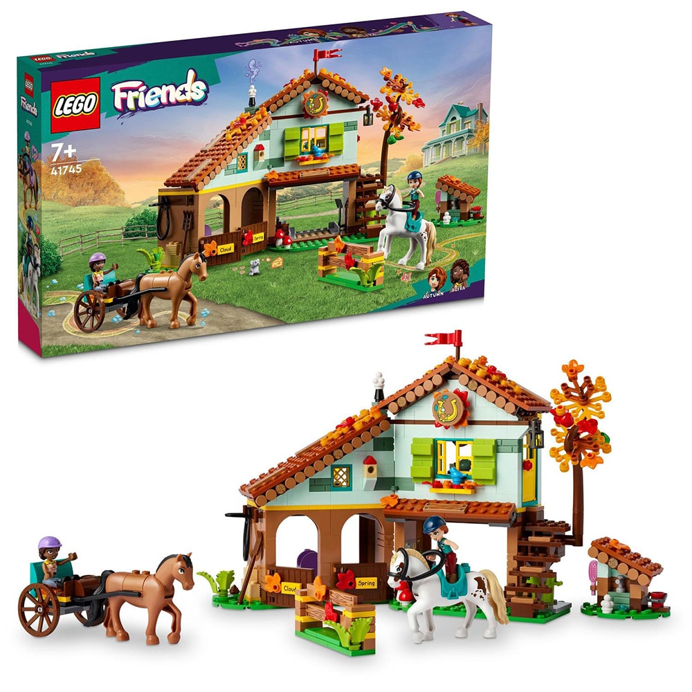 LEGO Friends: Grajdul pentru cai al lui Autumn 41745, 7 ani+, 545 piese