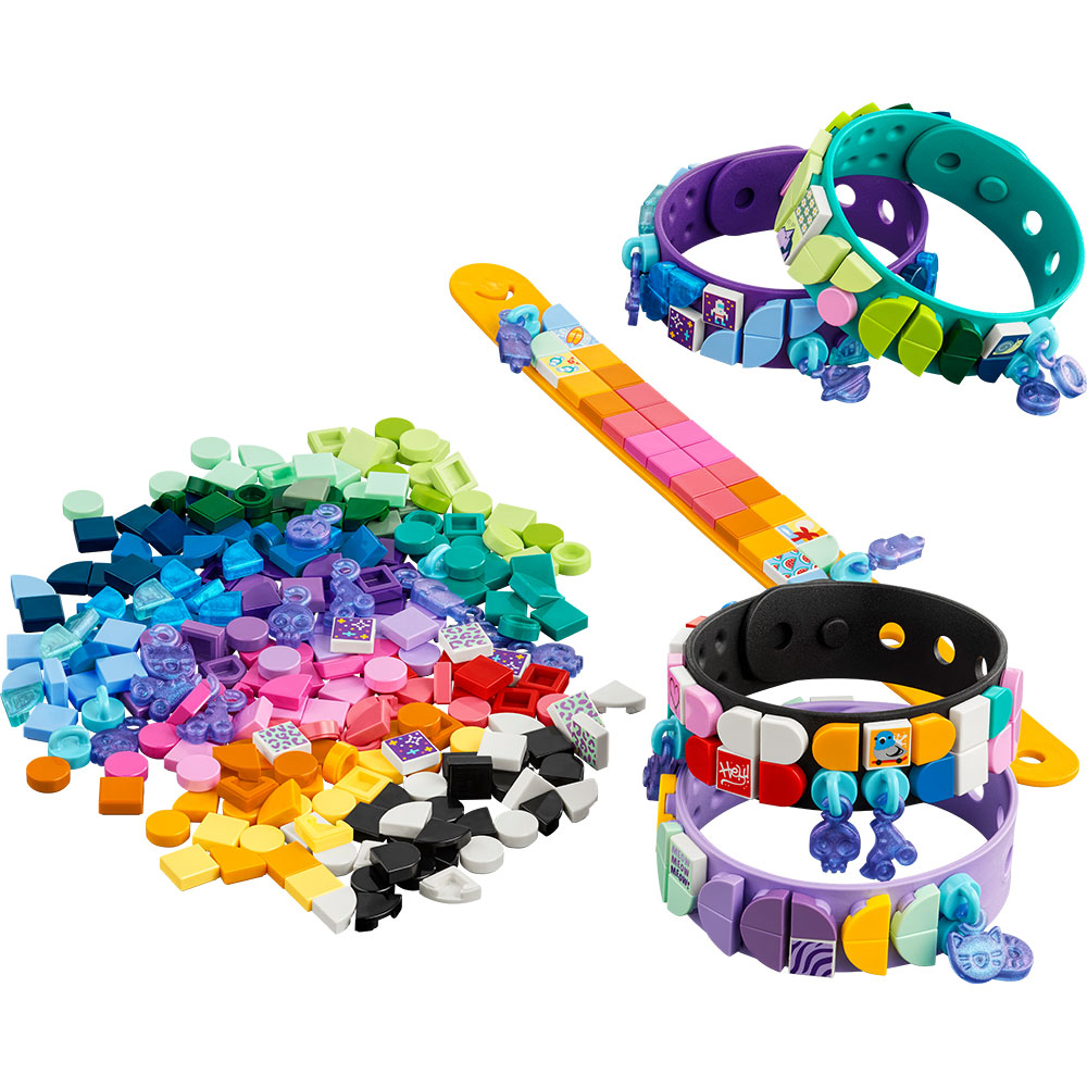 LEGO Dots: Megapachet Designer de bratari 41807, 6 ani+, 388 piese