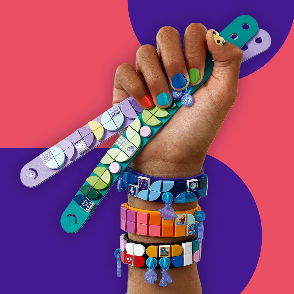 LEGO Dots: Megapachet Designer de bratari 41807, 6 ani+, 388 piese