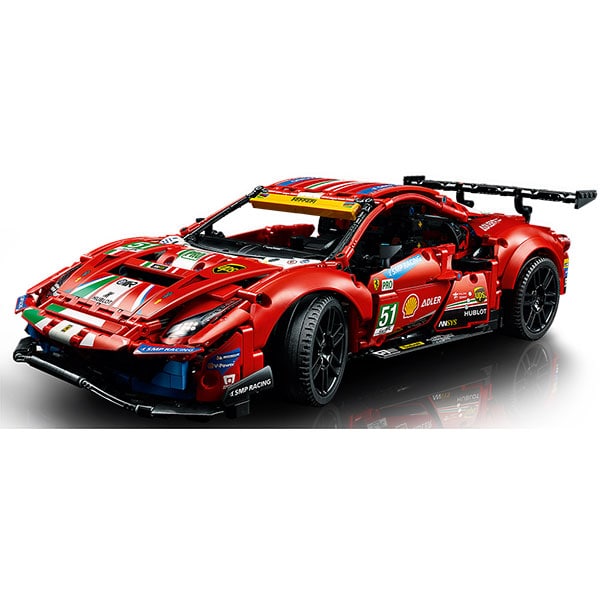 LEGO Technic: Ferrari 488 GTE "AF Corse #51" 42125, 18 ani+, 1677 piese
