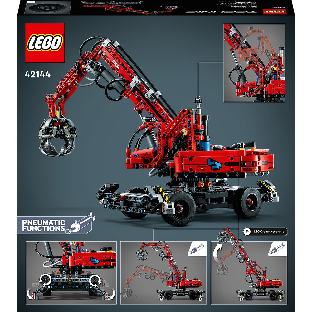 LEGO Technic: Manipulator de materiale 42144, 10 ani+, 835 piese