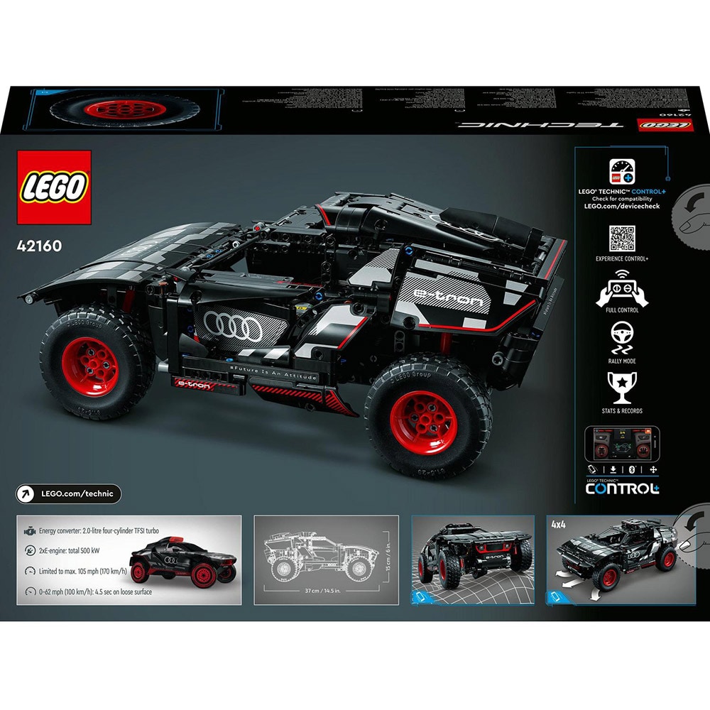 LEGO Technic: Audi RS Q e-tron 42160, 10 ani+, 914 piese