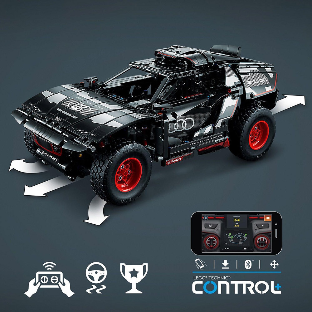 LEGO Technic: Audi RS Q e-tron 42160, 10 ani+, 914 piese
