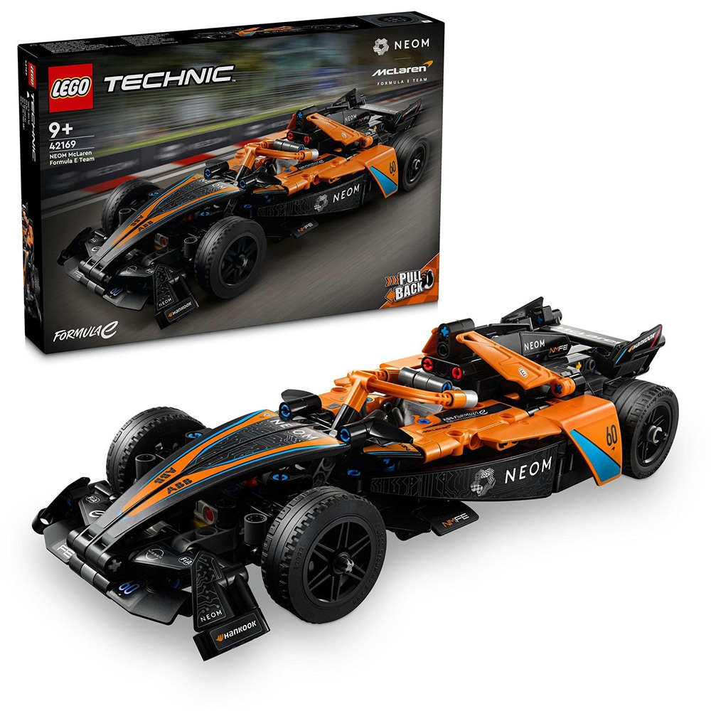 LEGO Technic: NEOM McLaren Formula E Race Car 42169, 9 ani+, 452 piese