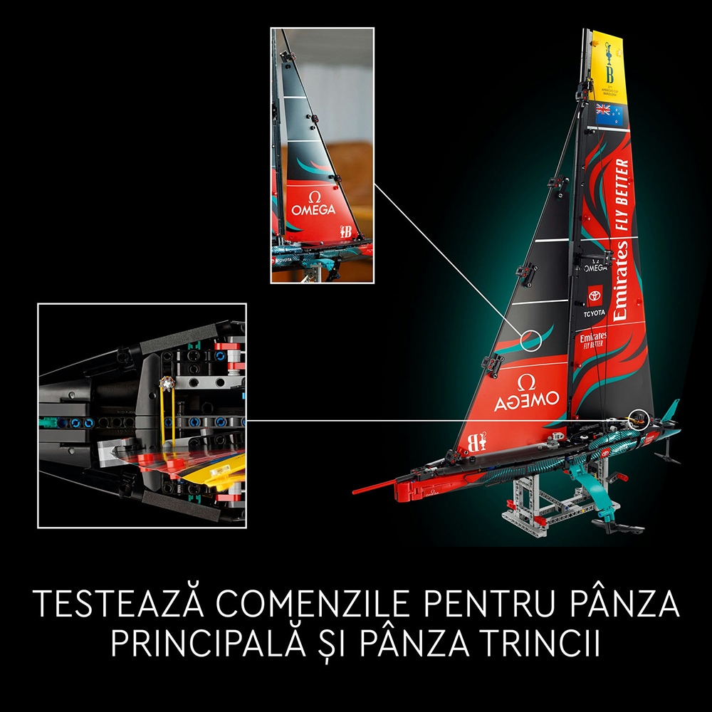 LEGO Technic: Iahtul Emirates Team New Zealand AC75 42174, 18 ani+, 962 piese