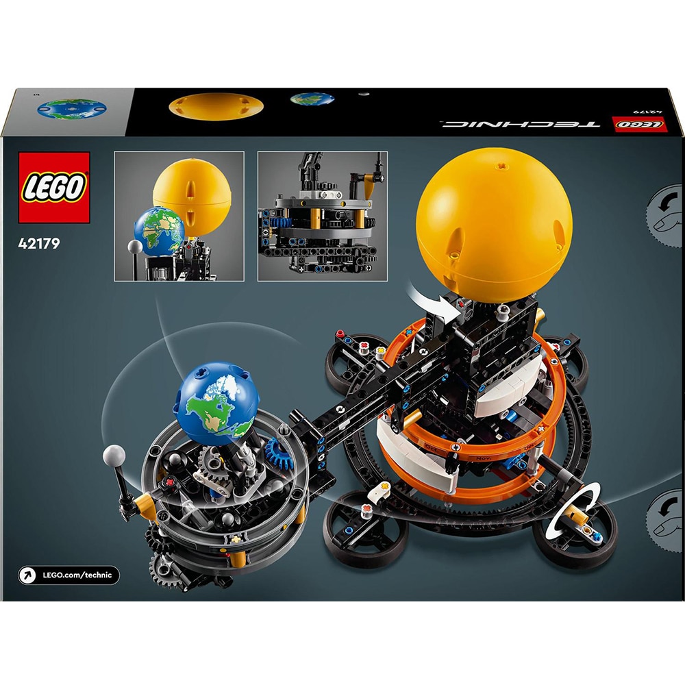 LEGO Technic: Planeta Pamant si Luna pe orbita 42179, 10 ani+, 526 piese