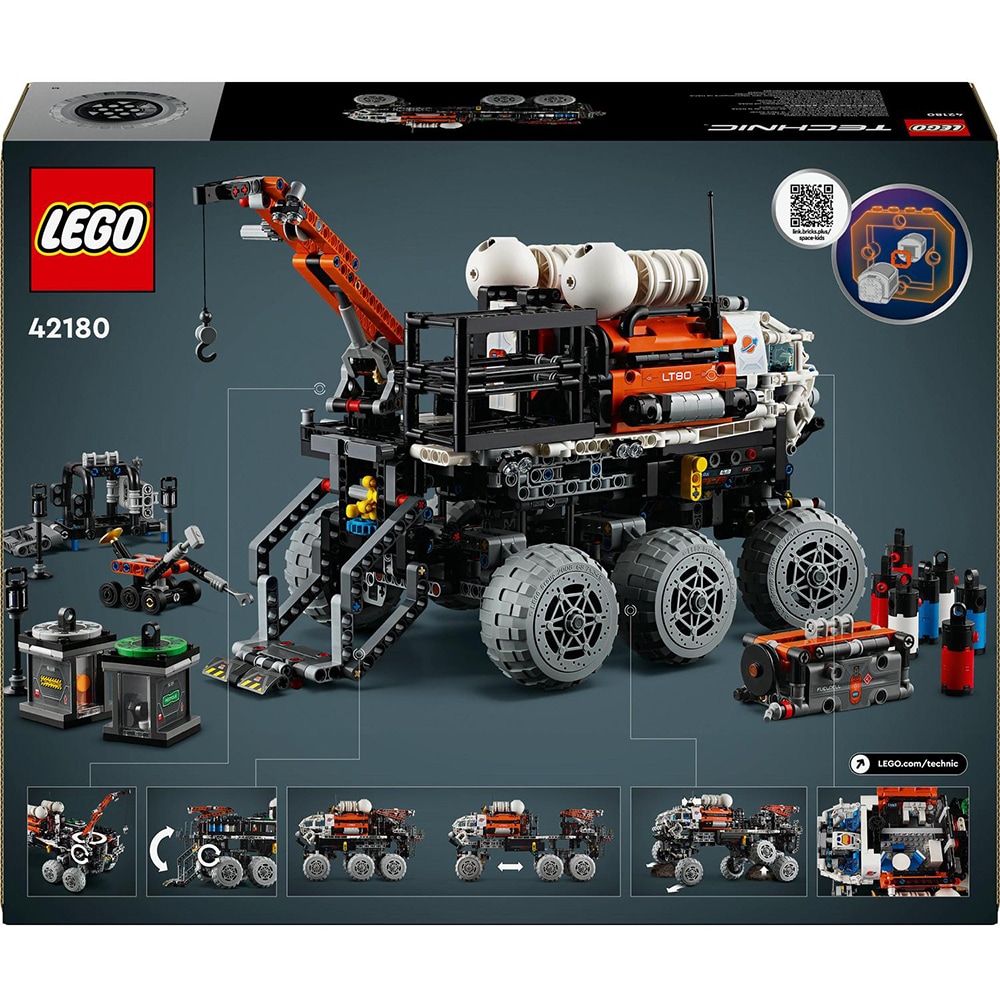 LEGO Technic: Rover de explorare martiana cu echipaj uman 42180, 11 ani+, 1599 piese