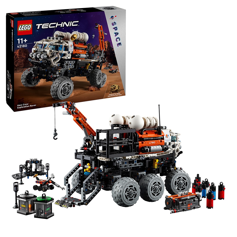 LEGO Technic: Rover de explorare martiana cu echipaj uman 42180, 11 ani+, 1599 piese