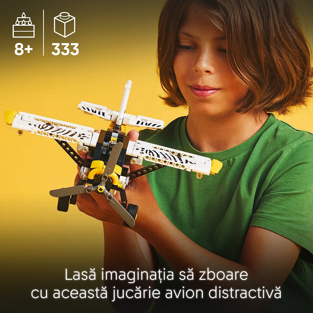 LEGO Technic: Avion pentru zone greu accesibile 42198, 8 ani+, 333 piese