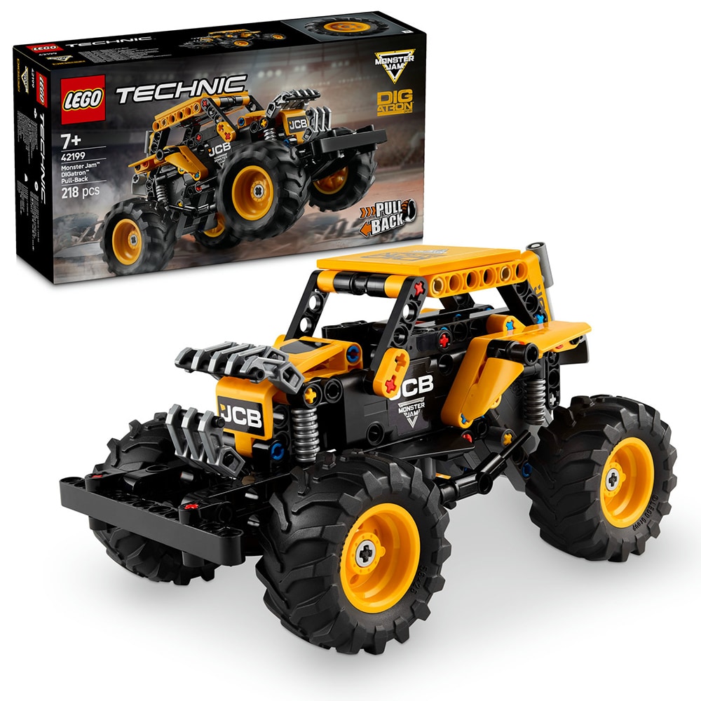 LEGO Technic: Monster Jam DIGatron cu motor cu arc 42199, 7 ani+, 218 piese