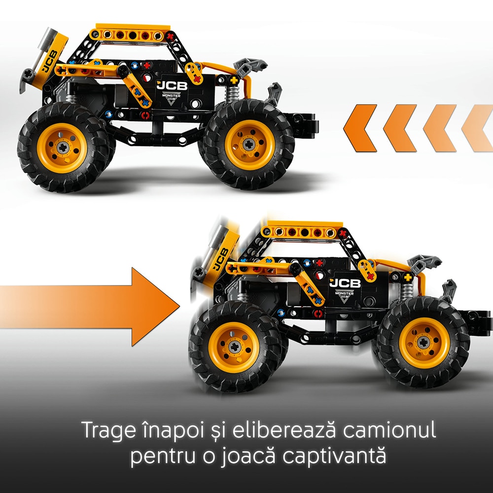 LEGO Technic: Monster Jam DIGatron cu motor cu arc 42199, 7 ani+, 218 piese