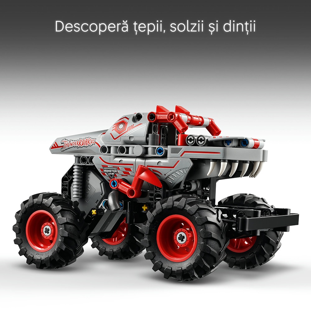 LEGO Technic: Monster Jam ThunderROARus cu motor cu arc 42200, 7 ani+, 232 piese