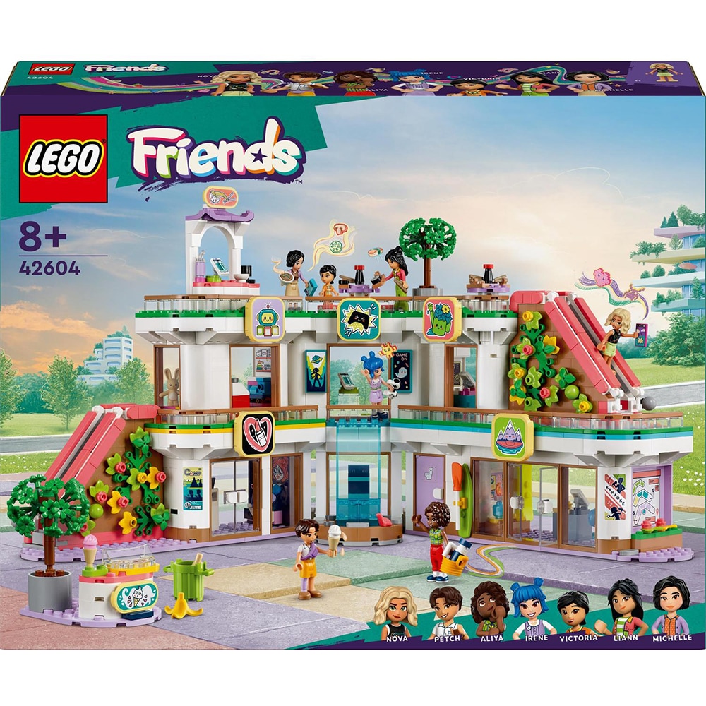 LEGO Friends: Mall-ul din orasul Heartlake 42604, 8 ani+, 1237 piese