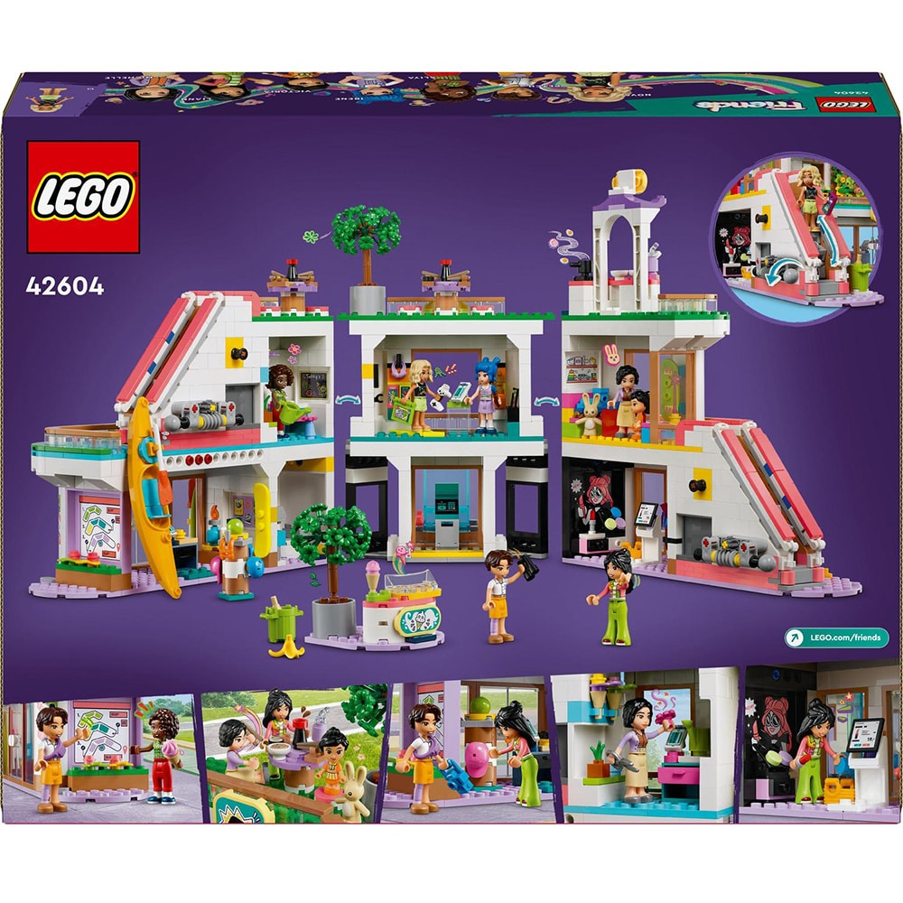 LEGO Friends: Mall-ul din orasul Heartlake 42604, 8 ani+, 1237 piese