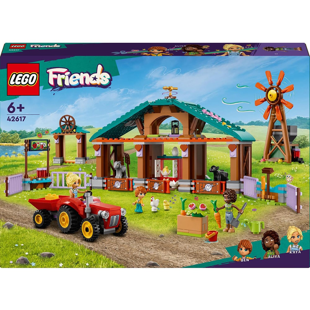 LEGO Friends: Refugiu pentru animale de ferma 42617, 6 ani+, 489 piese