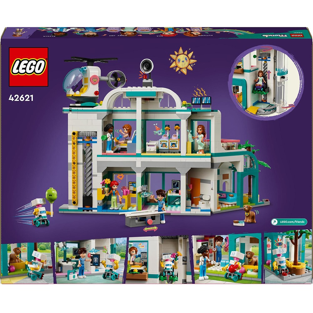 LEGO Friends: Spitalul orasului Heartlake 42621, 7 ani+, 1045 piese