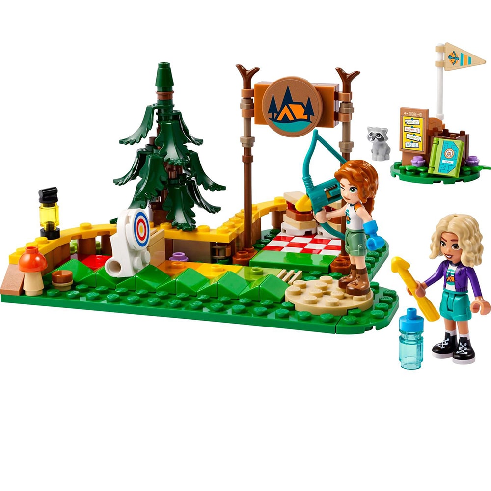 LEGO Friends: Poligonul de tir cu arcul din tabara de aventuri 42622, 6 ani+, 157 piese