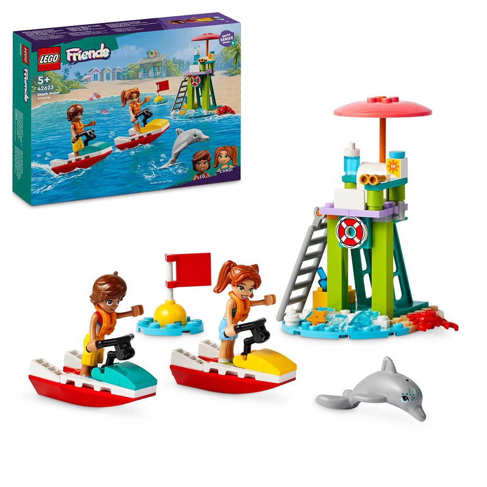 LEGO Friends: Scuter acvatic pe litoral 42623, 5 ani+, 84 piese