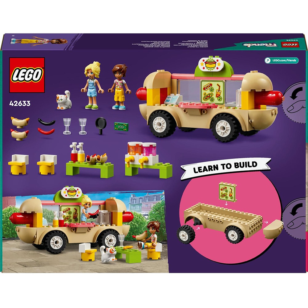LEGO Friends: Toneta cu hotdogi 42633, 4 ani+, 100 piese