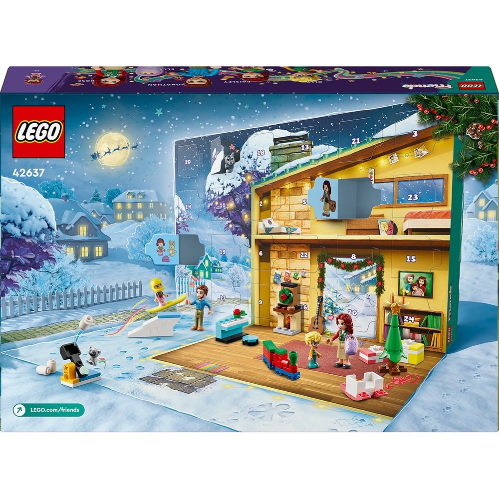 LEGO Friends: Calendar de advent 2024 42637, 6 ani+, 272 piese