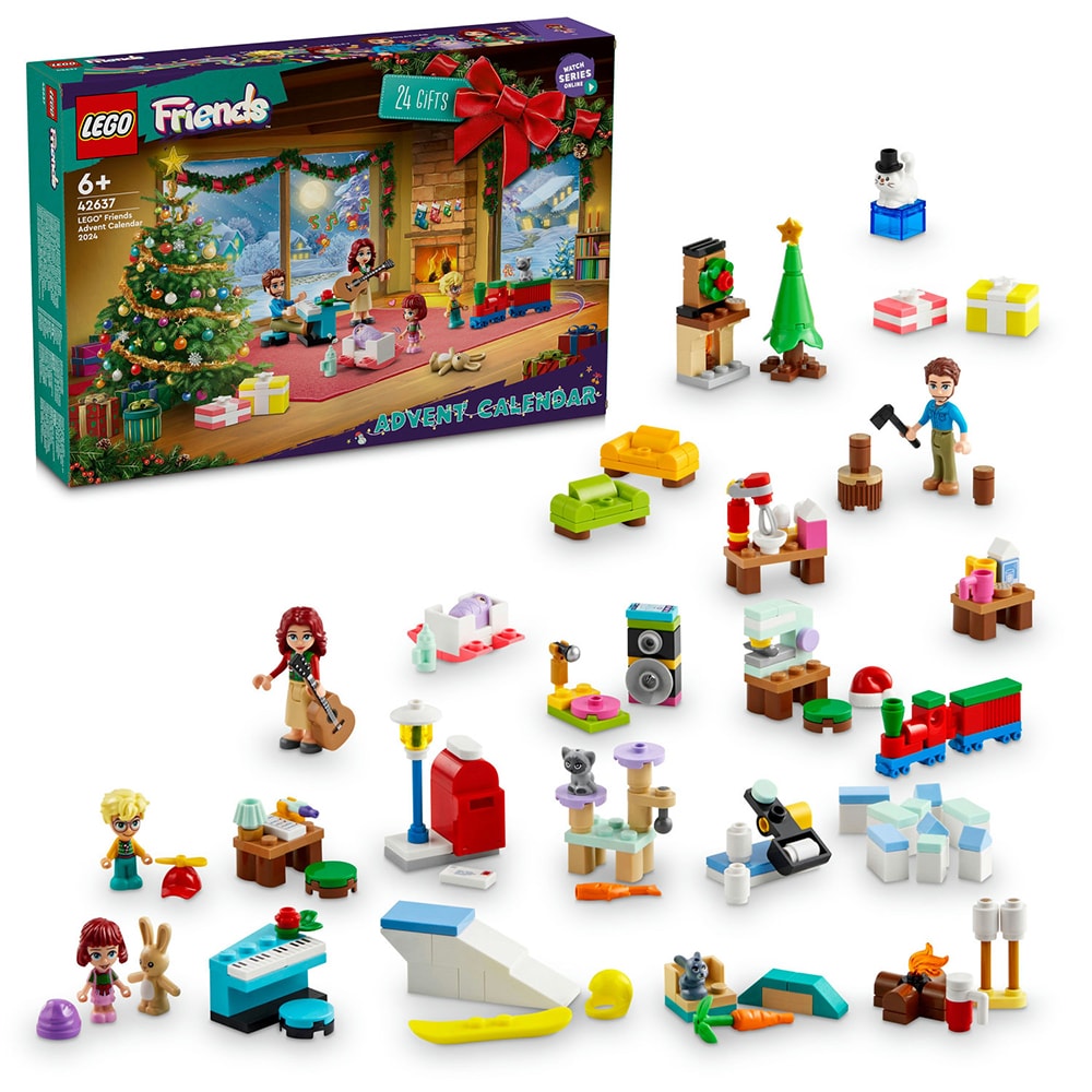 LEGO Friends: Calendar de advent 2024 42637, 6 ani+, 272 piese