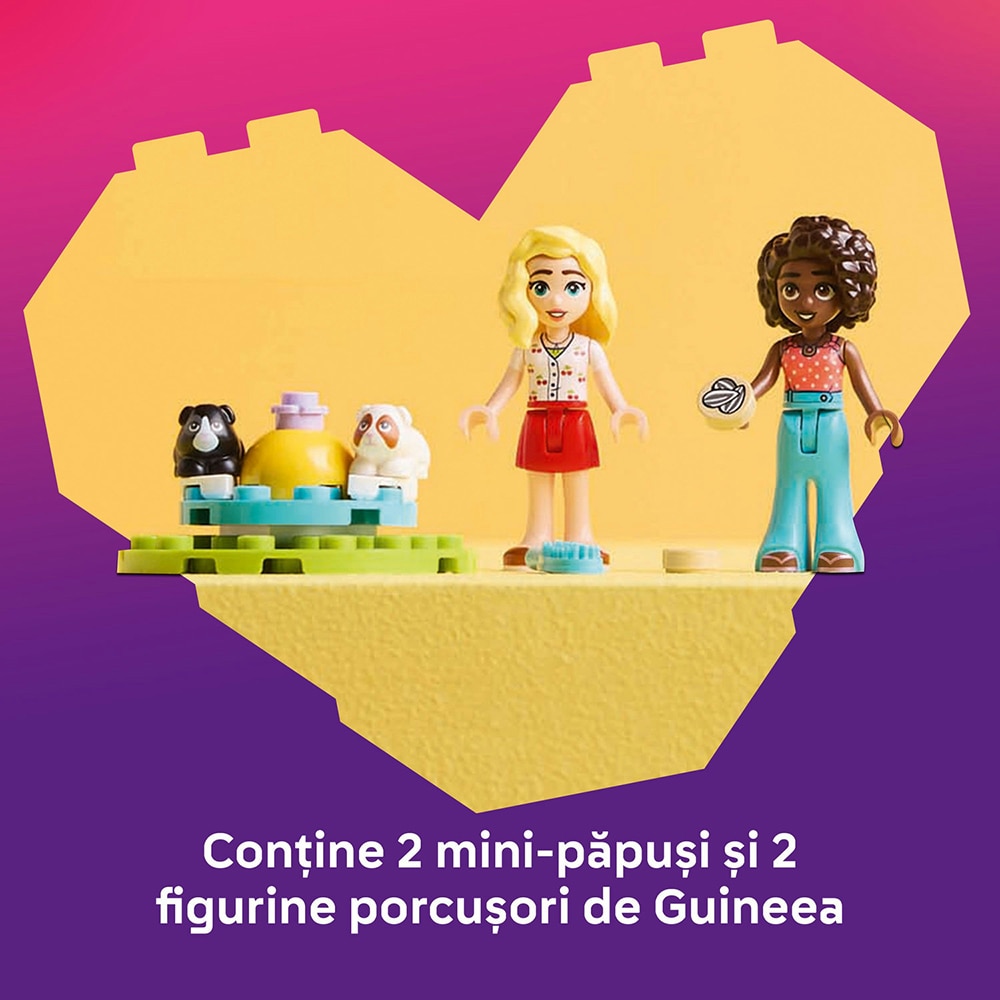 LEGO Friends: Teren de joaca pentru porcusori de Guineea 42640, 5 ani+, 86 piese