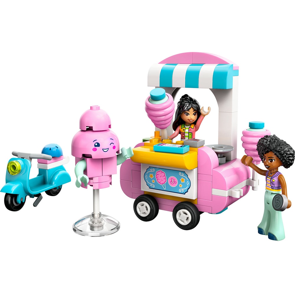 LEGO Friends: Taraba cu vata de zahar si scuter 42643, 6 ani+, 110 piese