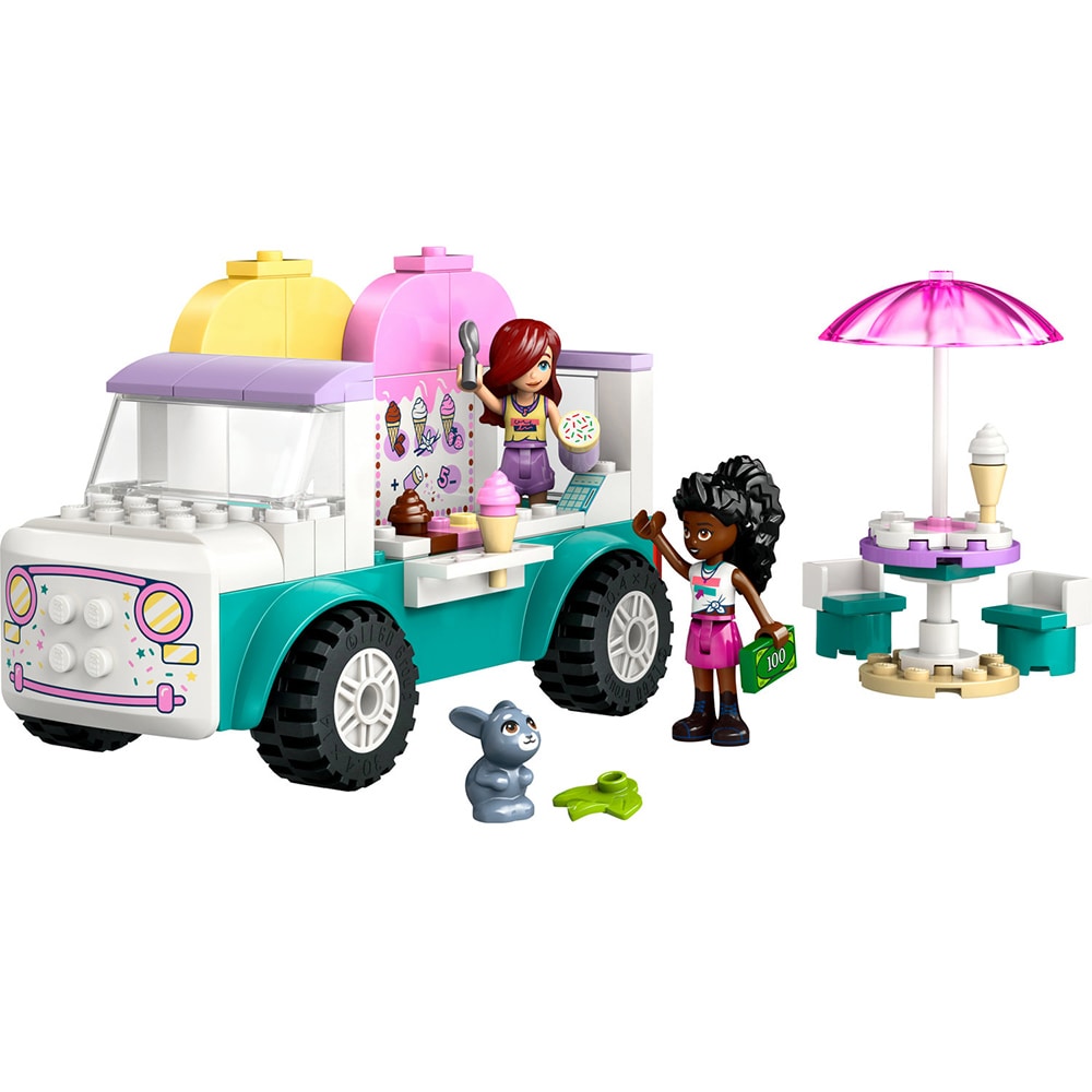 LEGO Friends: Furgoneta de inghetata in orasul Heartlake 42644, 4 ani+, 92 piese