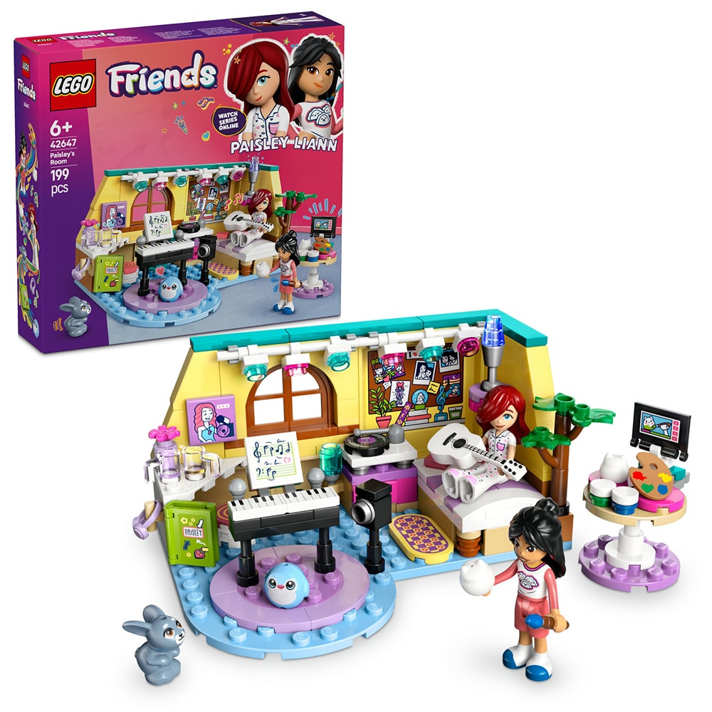 LEGO Friends: Camera lui Paisley 42647, 6 ani+, 199 piese